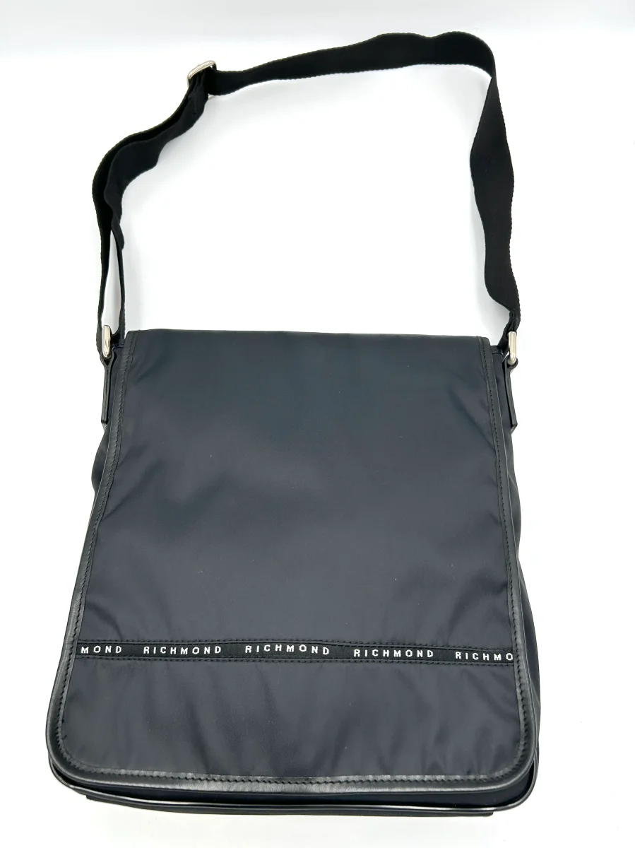 Richmond Borsello uomo Nylon e vera pelle - nero - immagine 2