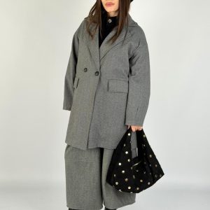 Cappotto bonton nero