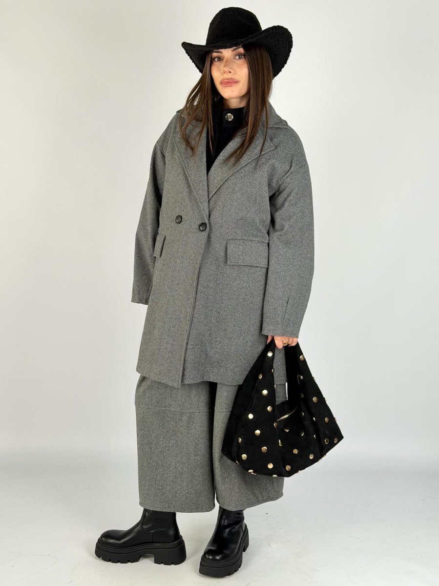 Cappotto bonton nero - immagine 2