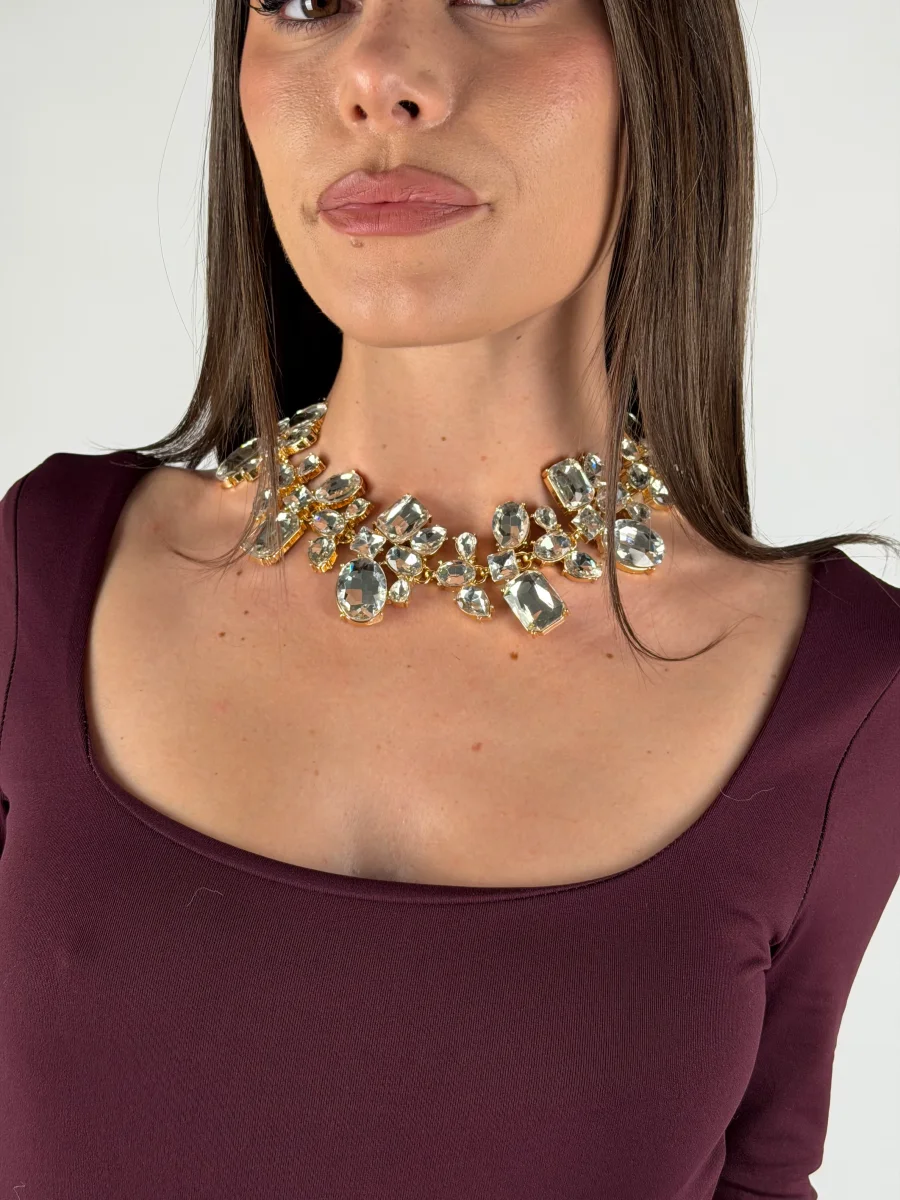 Collana pietre luminose - 2 colori - immagine 5