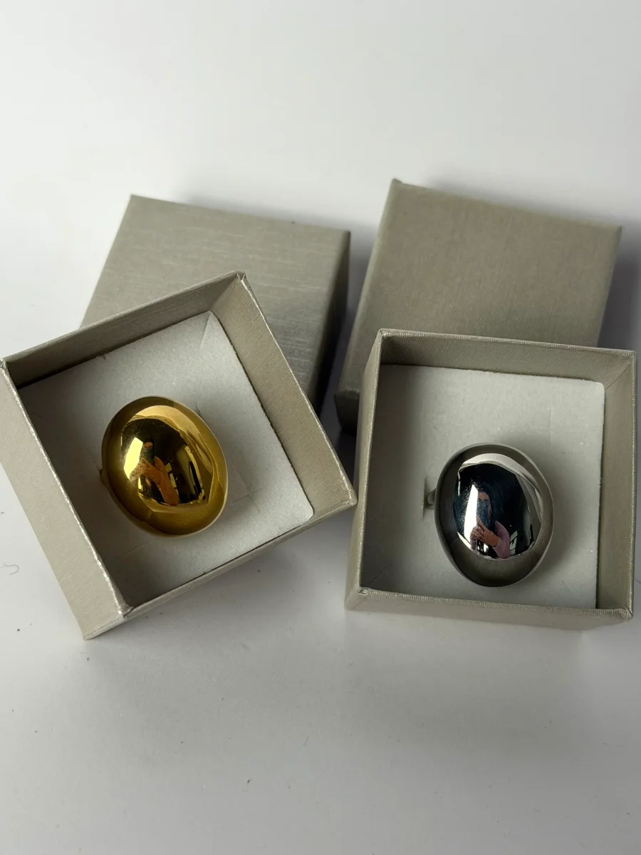 Anello ovale - 2 colori