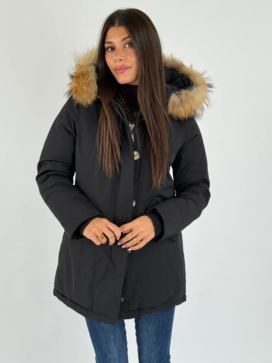 Giaccone Parka nero - immagine 2