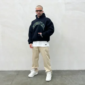 Felpa PRESENT ricamo mimetico 2 colori