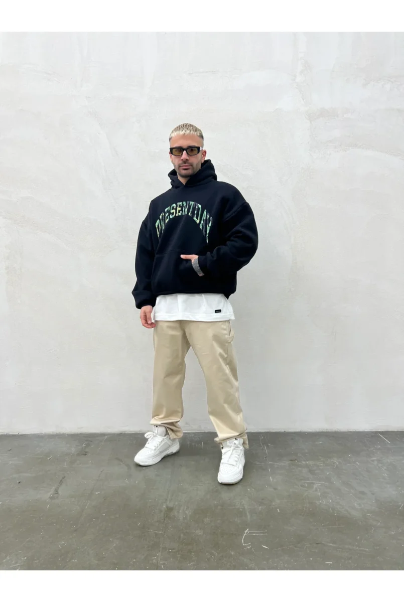 Felpa PRESENT ricamo mimetico 2 colori - immagine 2