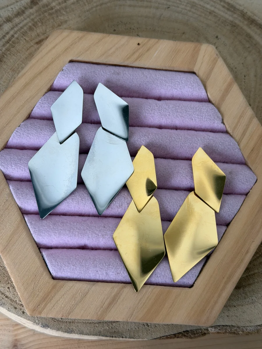 Orecchini Glamour - 2 colori - immagine 3