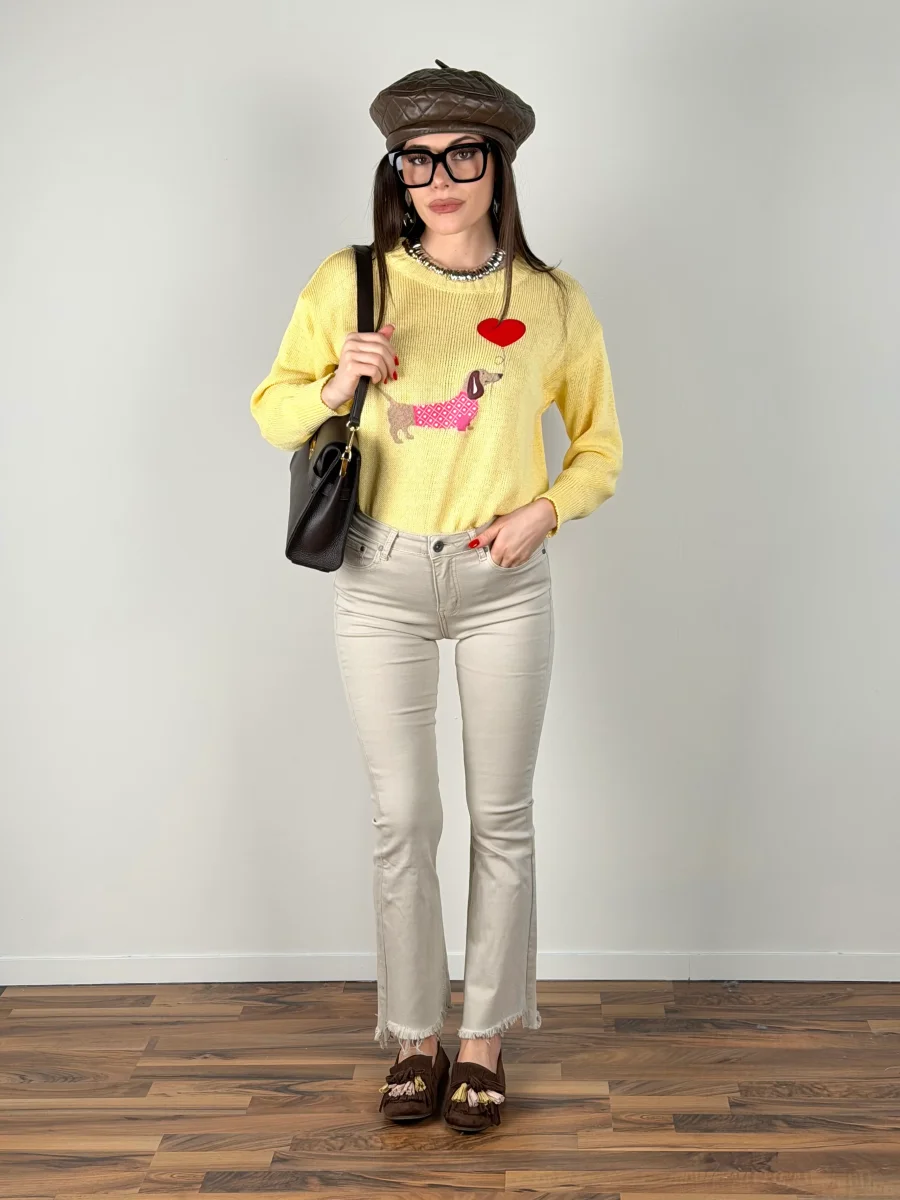 Jeans Zoe beige - immagine 7