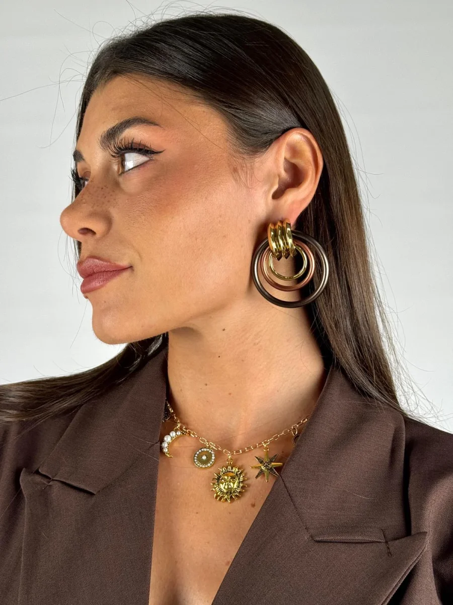 Orecchini Jade - 3 colori - immagine 2