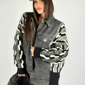 Giubbino maniche maglia Indie