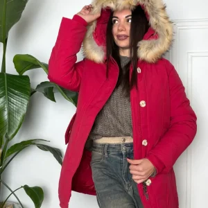 Giaccone Parka rosso