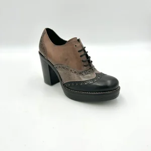 Donnapiù Francesina donna in pelle - marrone