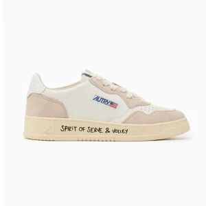 Autry Sneakers Medalist Low Volley uomo Bianco Beige AULM VY01