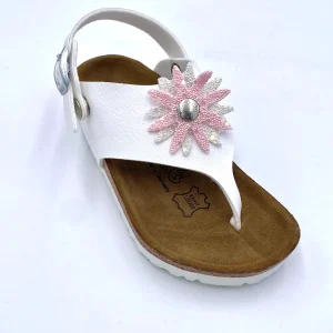 Birkenstock kids birki’s Sumatra con accessori interscambiabili - bianco