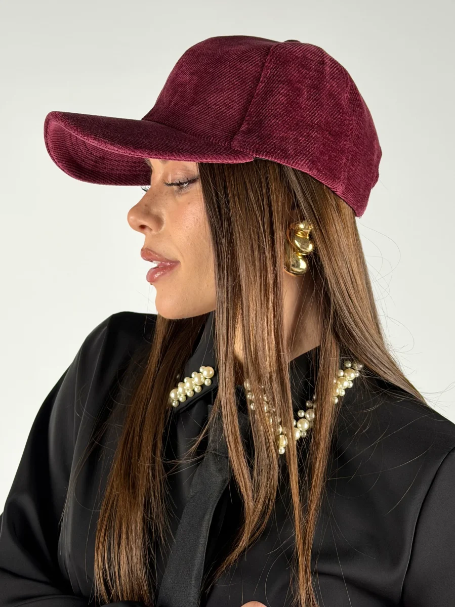 Cappello visiera scamosciato - 5 colori - immagine 4