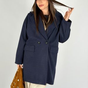 Cappotto bonton blu