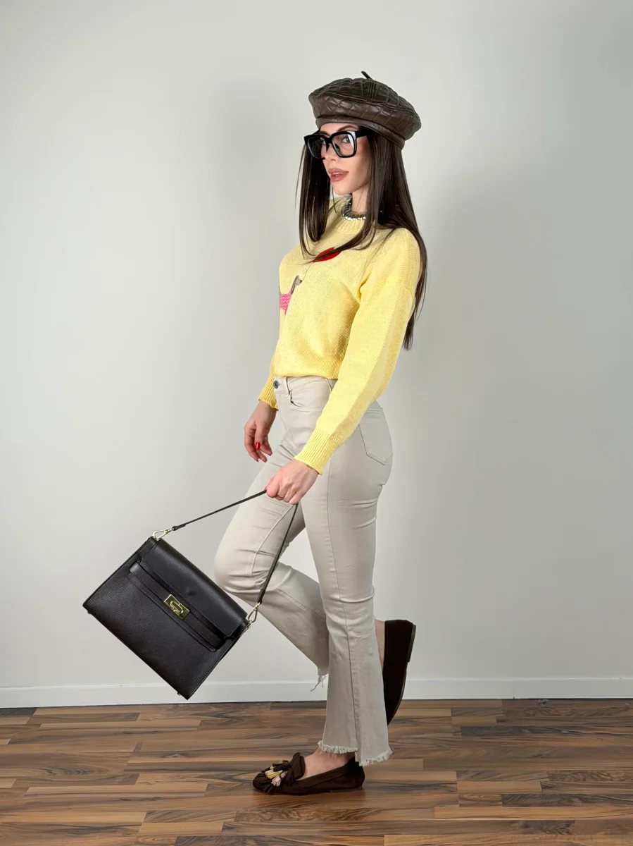 Jeans Zoe beige - immagine 8