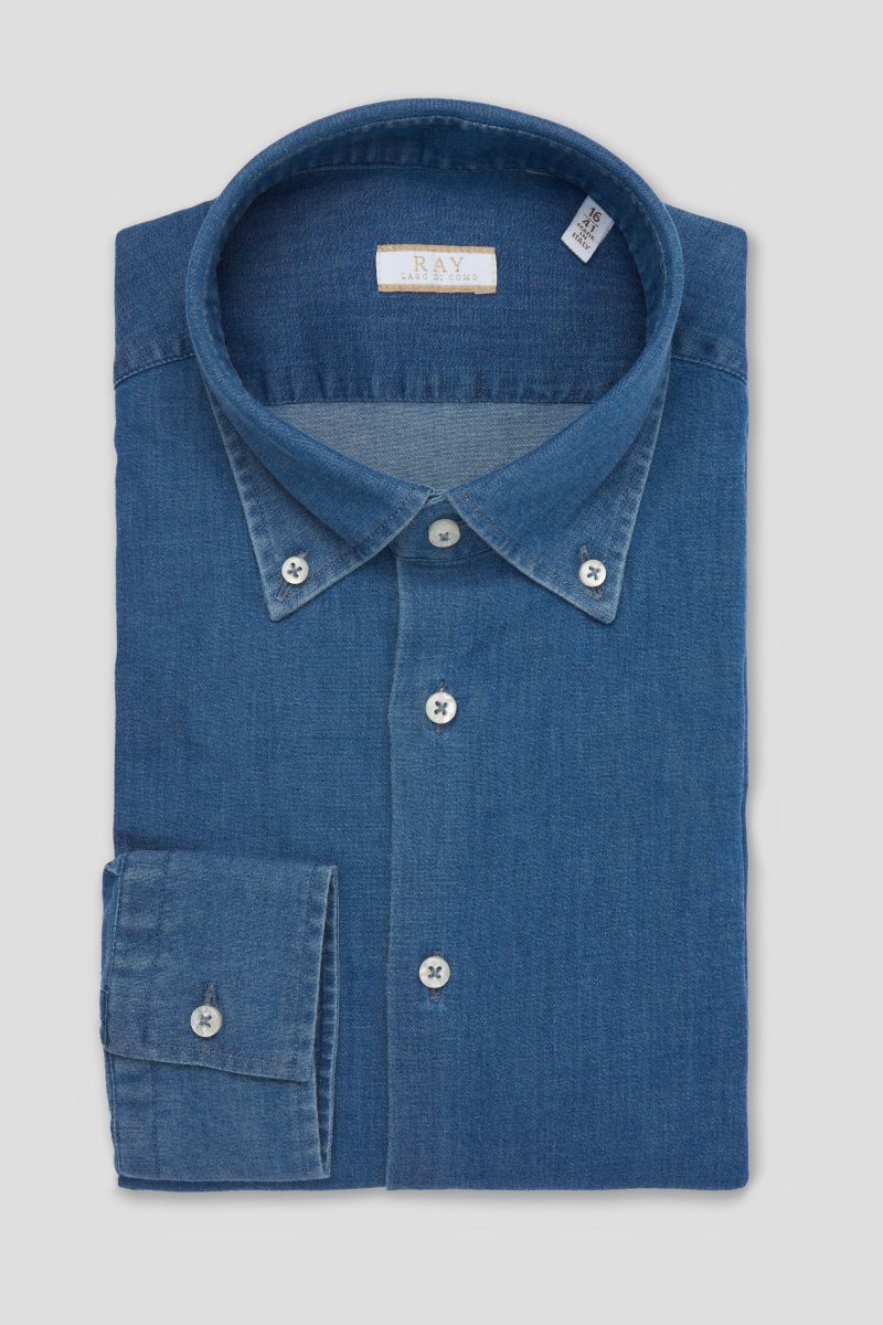 Camicia denim button down - immagine 2