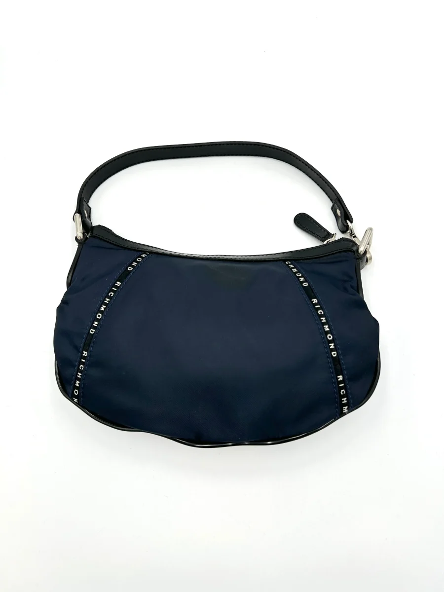 Richmond Borsa da spalla Nylon e vera pelle - blu e rosso - immagine 8