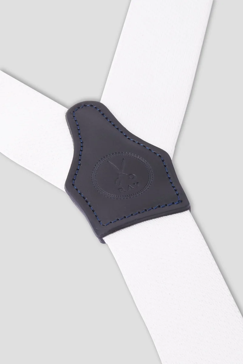 Bretelle Sartoriali Bianche - immagine 3