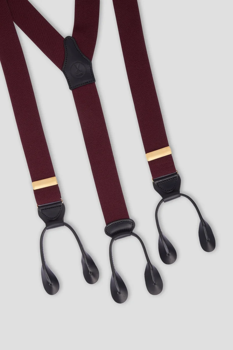 Bretelle Sartoriali Bordeaux - immagine 2