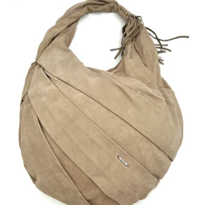 Vic Matie Borsa grande da spalla con frange - grigio