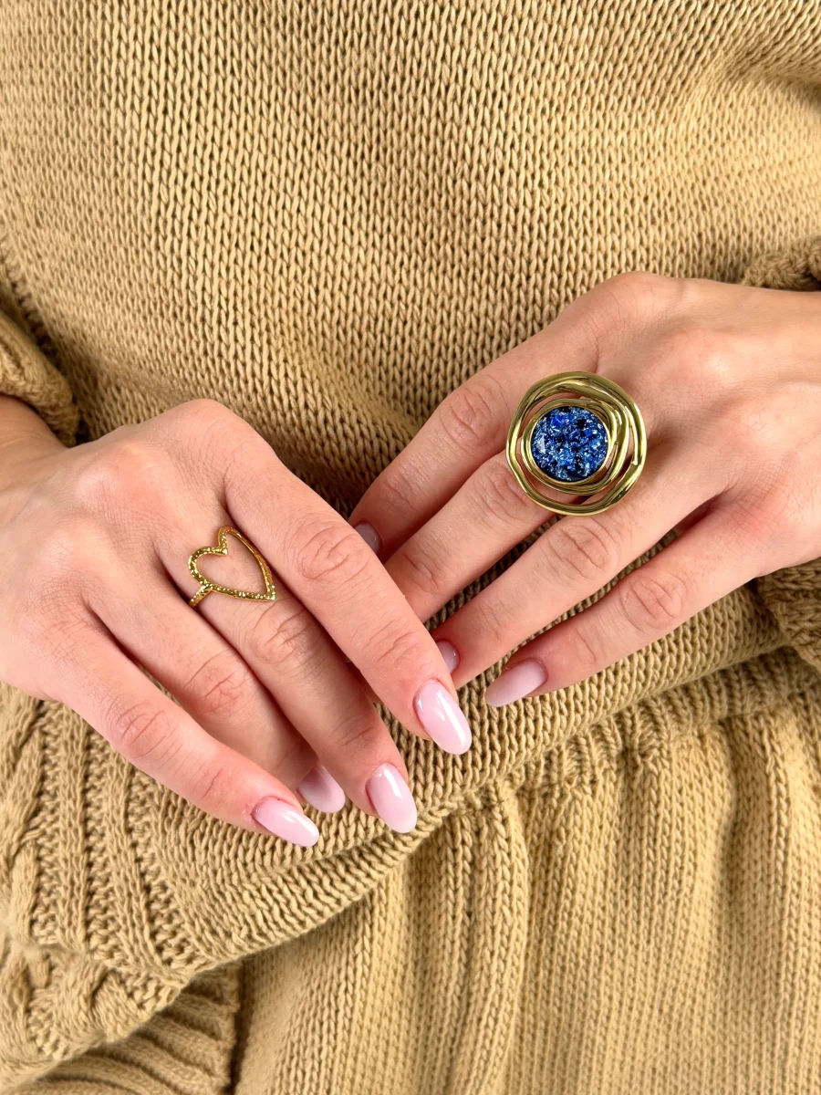 Anello Gemma - 4 colori - immagine 2