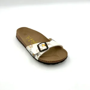 Birkenstock Papillio Madrid boat trip cream