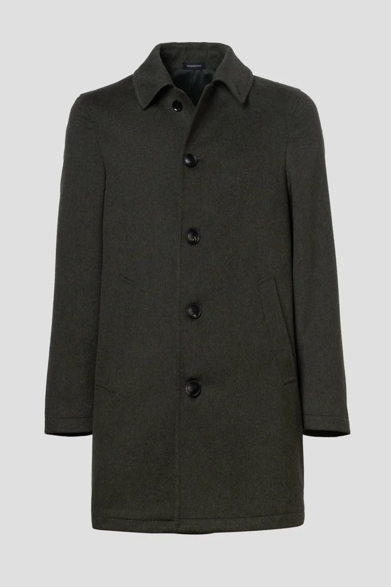 Cappotto In Cashmere Verde Loro Piana - immagine 4