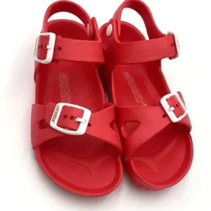 Goldstar Sandaletto unisex per bambini in gomma - Regolabile, rosso