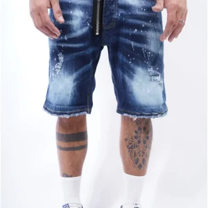 Jeans CIANOTIC short dq6 blue zip