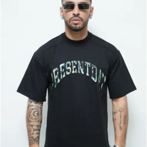 T-shirt PRESENT DAY ricamo mimetico ( 2 colori )