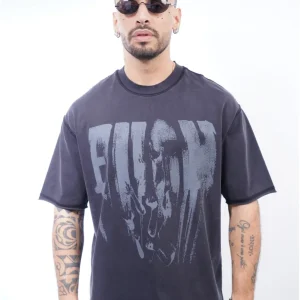 T-shirt Fuc* grey