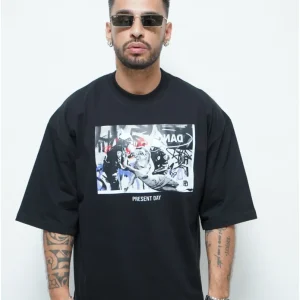 T-shirt PRESENT DAY stampa