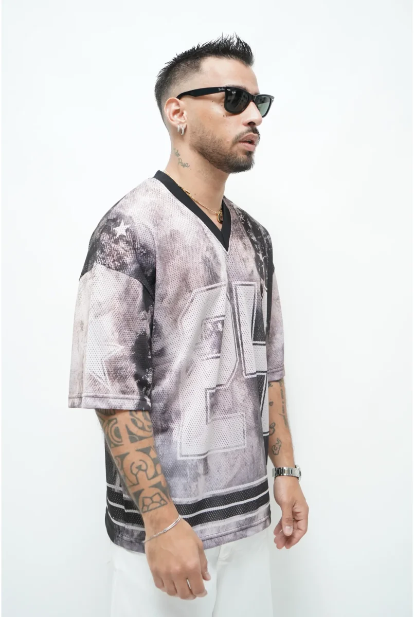 T-shirt PRESENT DAY rete stampa - immagine 7