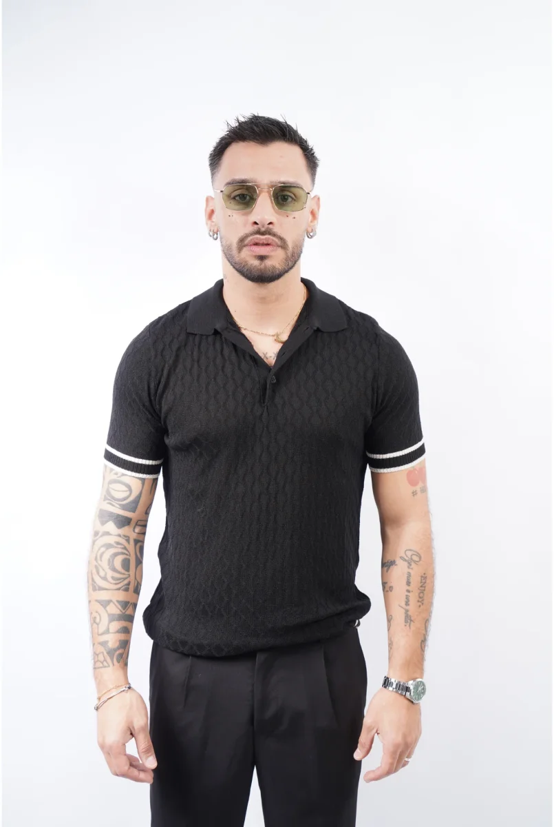 Polo in filo NJB 7140PE ( 3 colori ) - immagine 3