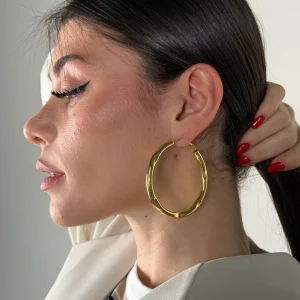 Orecchini valentine cerchio oro