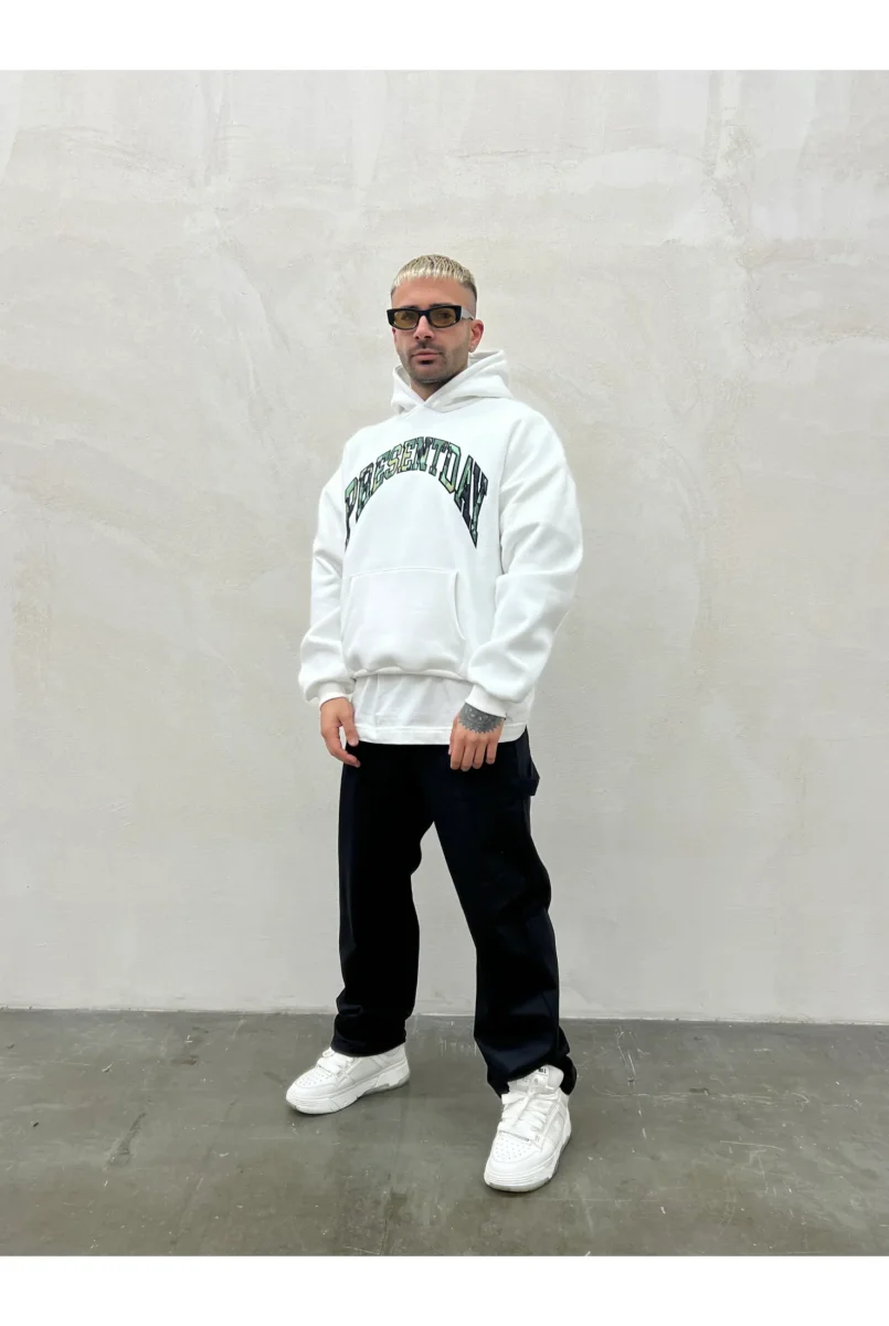 Felpa PRESENT ricamo mimetico 2 colori - immagine 5