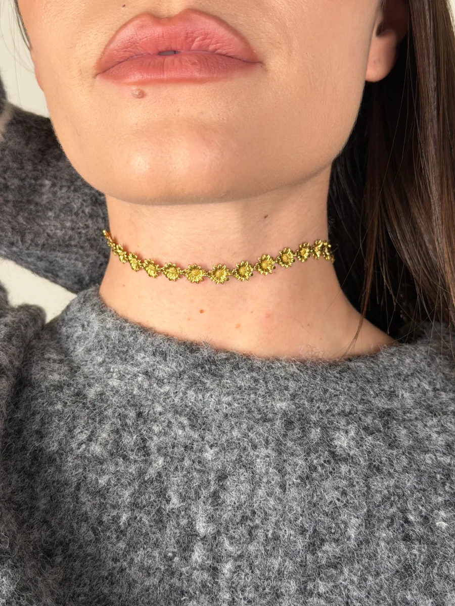 Collana margherite- 2 colori - immagine 3