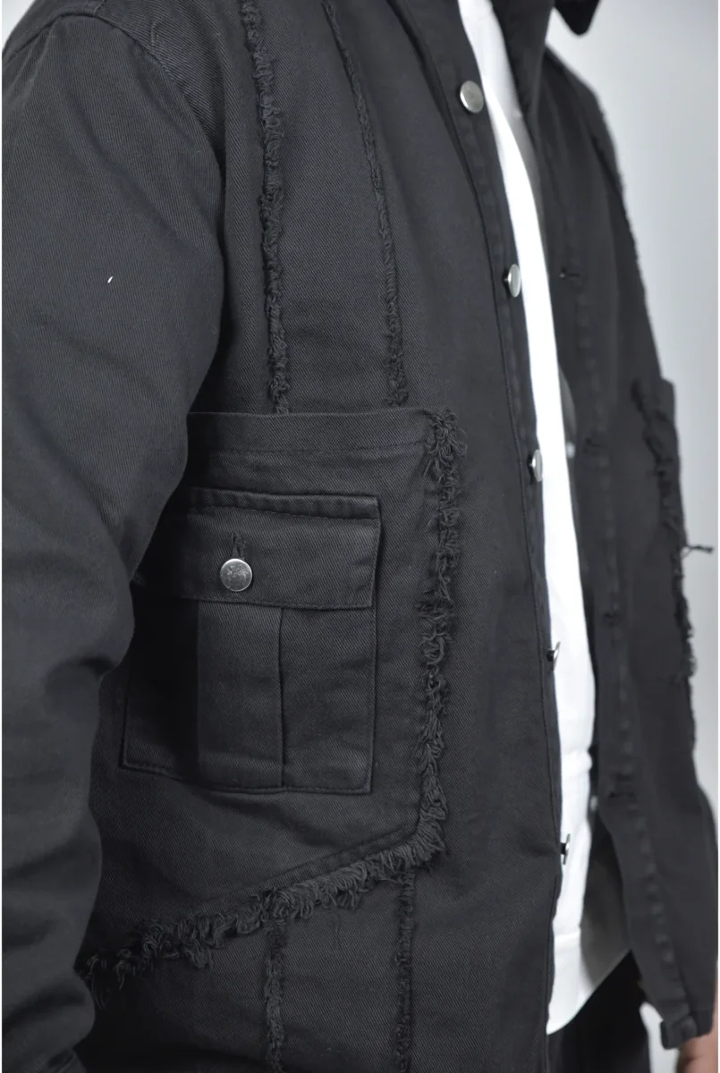 Coordinato SEASON LESS Destroyed black - immagine 4