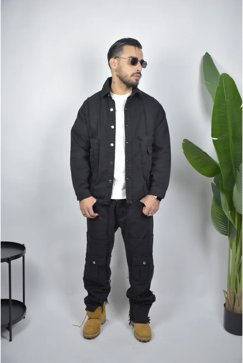 Coordinato SEASON LESS Destroyed black - immagine 2