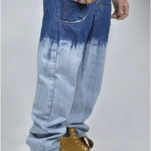 Jeans CIANOTIC straight fit  MC101 marmorizzato