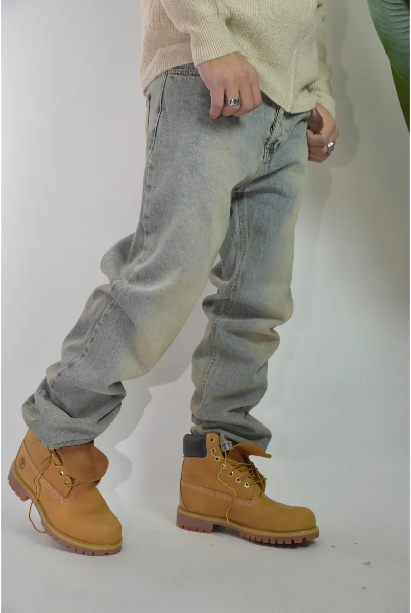 Jeans baggy DM85 Sabbiato - immagine 4