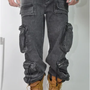 Jeans MULTI POCKET grey 6023