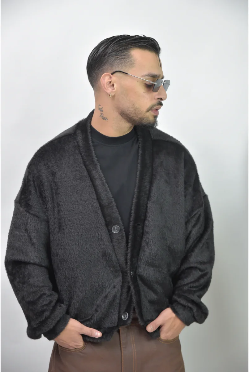 Cardigan jacket SEASONLESS fur - immagine 2