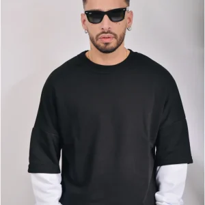 Felpa DOUBLE girocollo