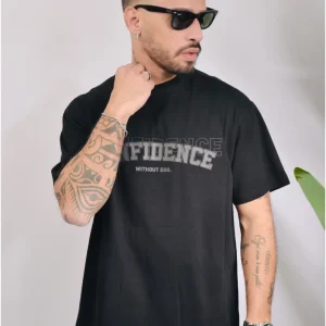 T-shirt CONFIDENCE Nera