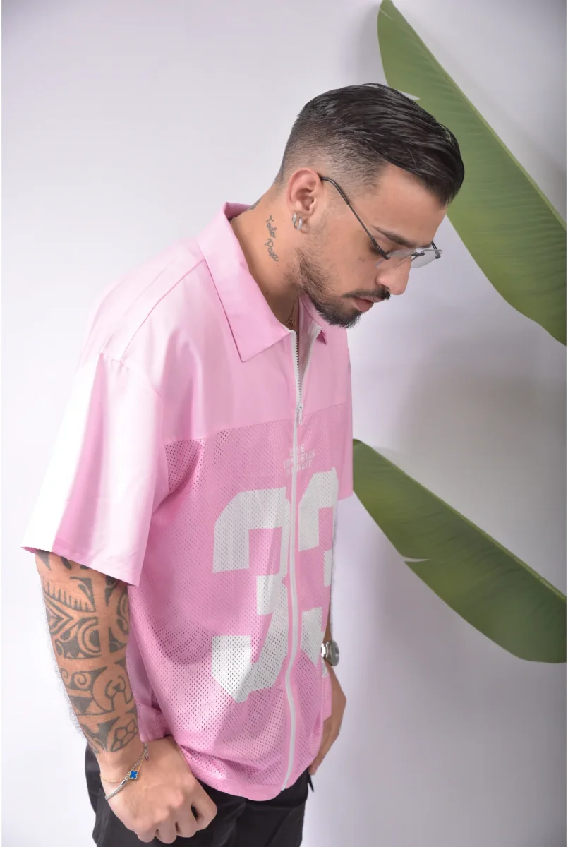 Camicia CROP LS33 Pink - immagine 6