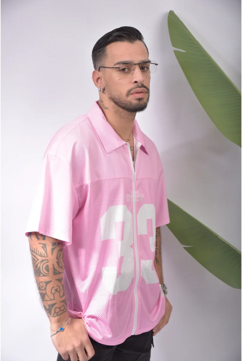 Camicia CROP LS33 Pink - immagine 4