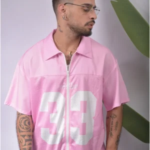 Camicia CROP LS33 Pink