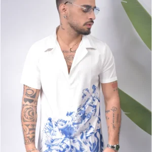 Camicia CROP ANGELS white