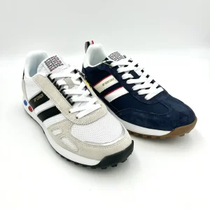 Soprani Sneakers uomo in memory foam - grigio e blu